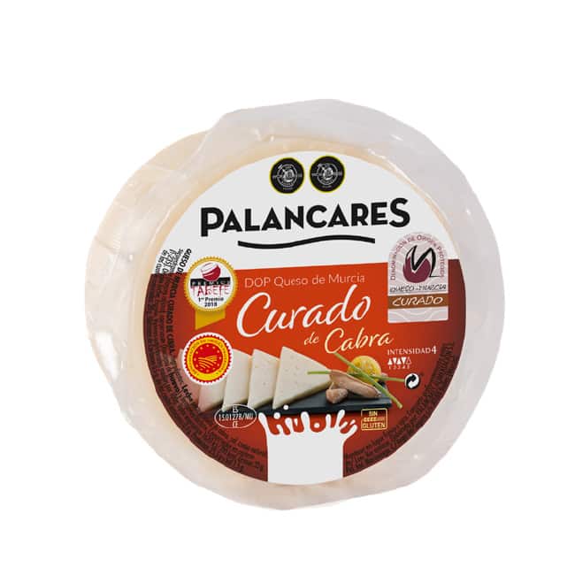 Queso Curado de Cabra de Murcia Pieza 500g