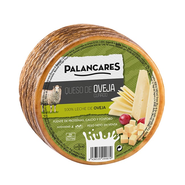 Queso curado de oveja de 2kg