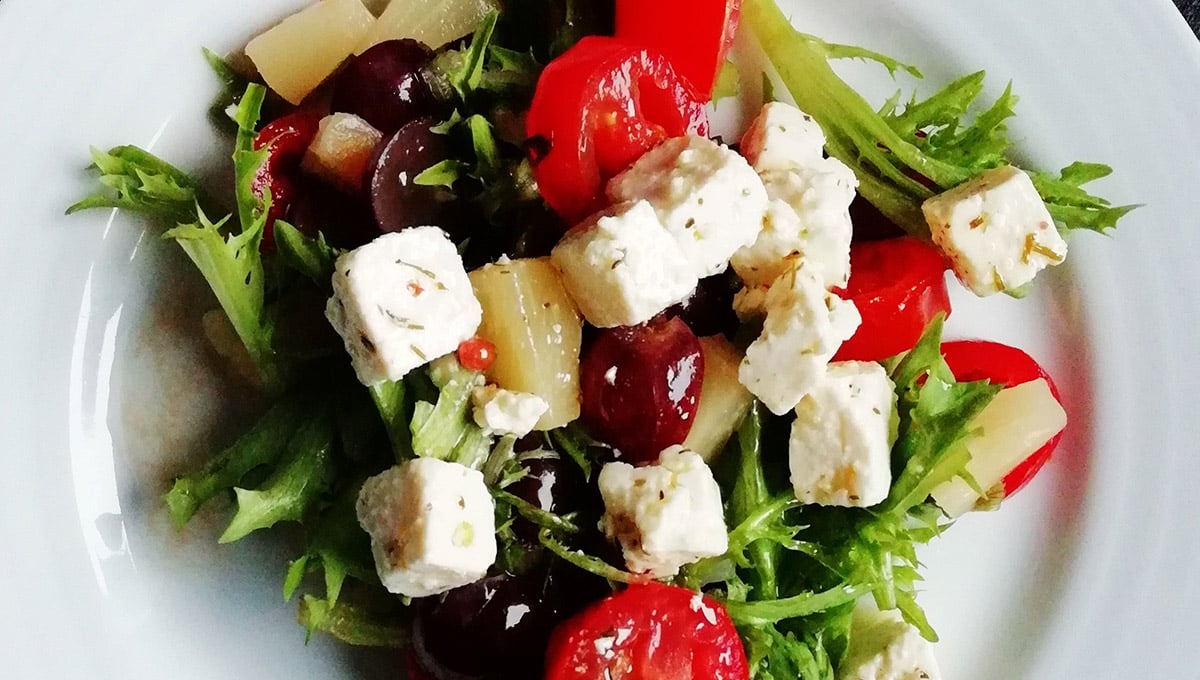 Ensalada de tomates asados