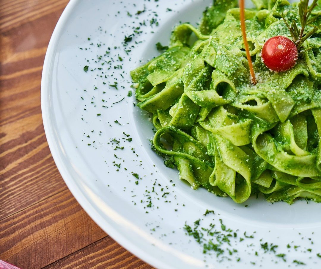 tagliatelle al pesto